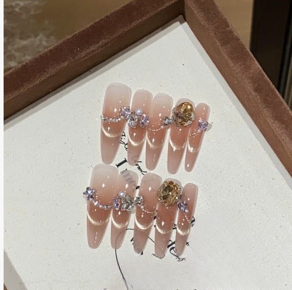 1035- Handmade press on nails fake nails removable