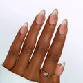 Knightshield Almond Nails - Press On Nails | Long Lasting & Reusable