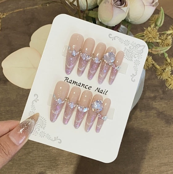 1035- Handmade press on nails fake nails removable