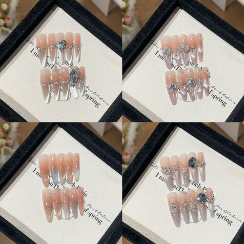 1035- Handmade press on nails fake nails removable