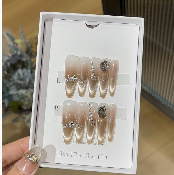 1035- Handmade press on nails fake nails removable