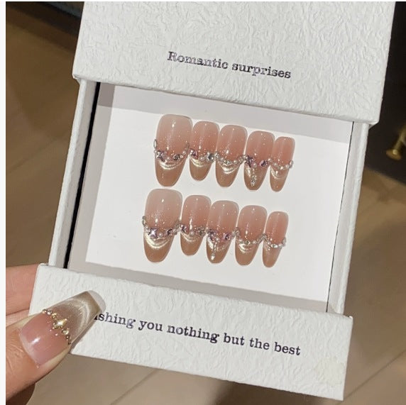 1035- Handmade press on nails fake nails removable