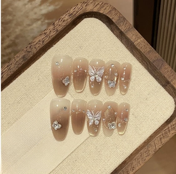 1035- Handmade press on nails fake nails removable